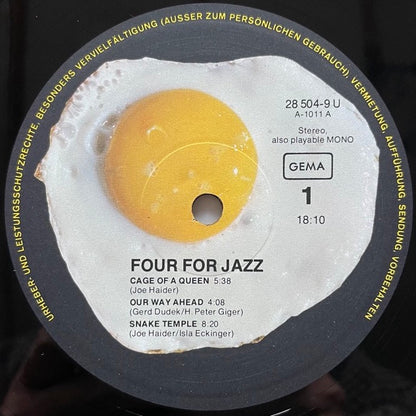FOUR FOR JAZZ / SUNDAY CHILD - German Intercord Original