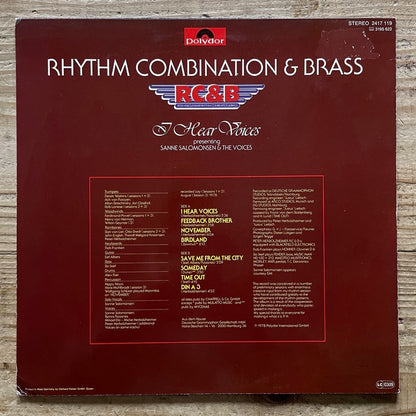 PETER HERBOLZHEIMER RHYTHM COMBINATION & BRASS / I HEAR VOICES - German Polydor original