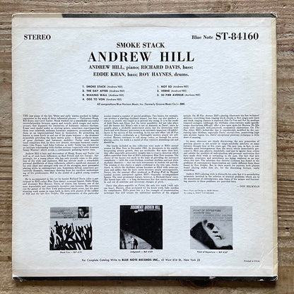 ANDREW HILL / SMOKE STACK - US Blue Note NY no Ear