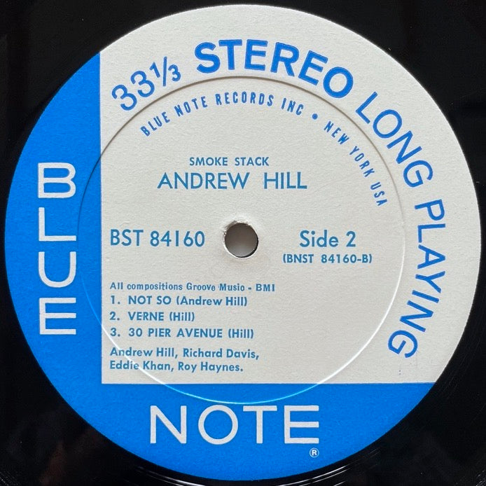 ANDREW HILL / SMOKE STACK - US Blue Note NY no Ear