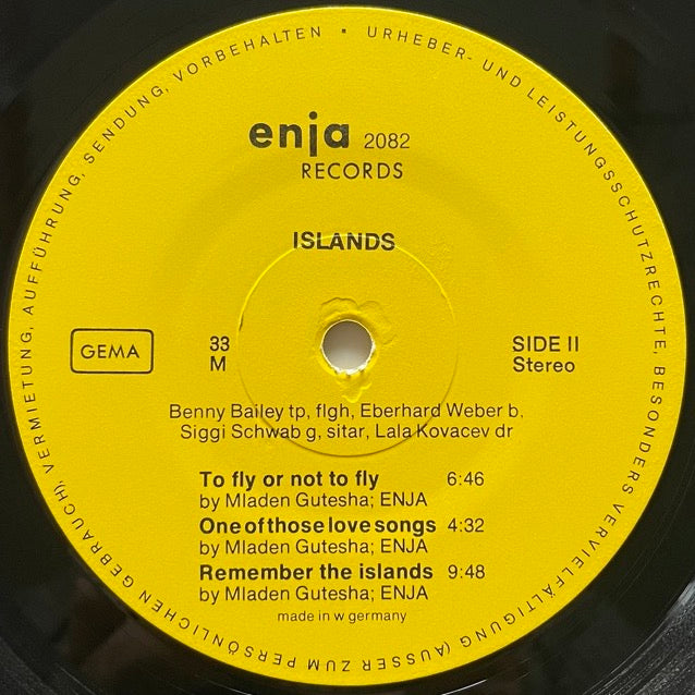 BENNY BAILEY / ISLANDS - German Enja Original