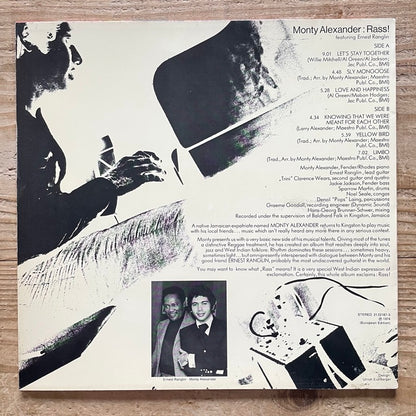 MONTY ALEXANDER feat. ERNEST RANGLIN / RASS! - German MPS/BASF Original
