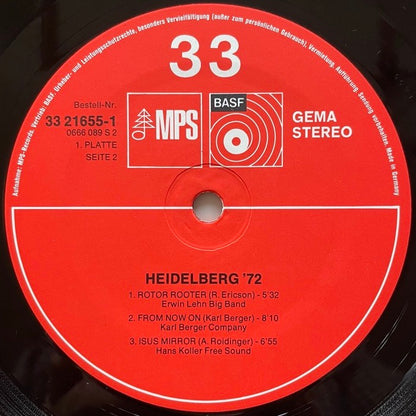 V.A. / HEIDELBERGER JAZZ TAGE 72 (2LP) - German MPS Original