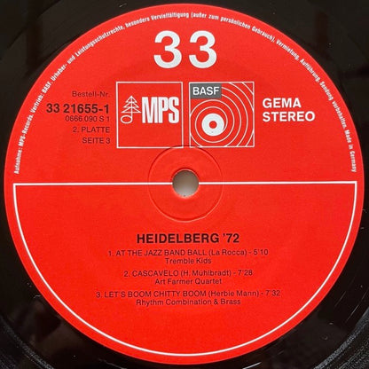 V.A. / HEIDELBERGER JAZZ TAGE 72 (2LP) - German MPS Original