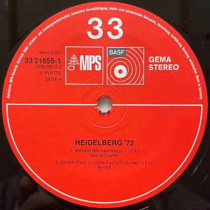 V.A. / HEIDELBERGER JAZZ TAGE 72 (2LP) - German MPS Original