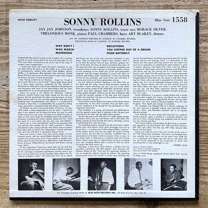 SONNY ROLLINS / VOL.2 - US Blue Note NY/Liberty MONO