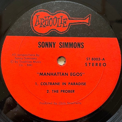 SONNY SIMMONS / MANHATTAN EGOS - US Arhoolie Original