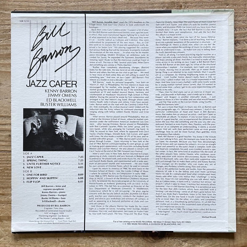 BILL BARRON / JAZZ CAPER - US Muse Original