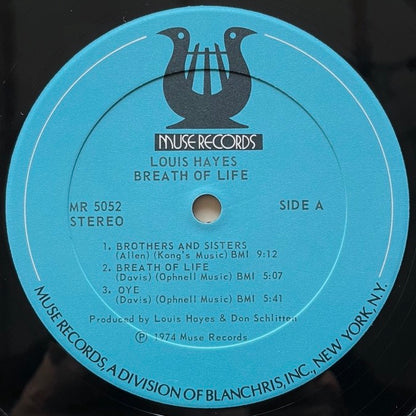 LOUIS HAYES / BREATH OF LIFE - US Muse Original
