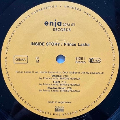 PRINCE LASHA / INSIDE STORY - German Enja Original