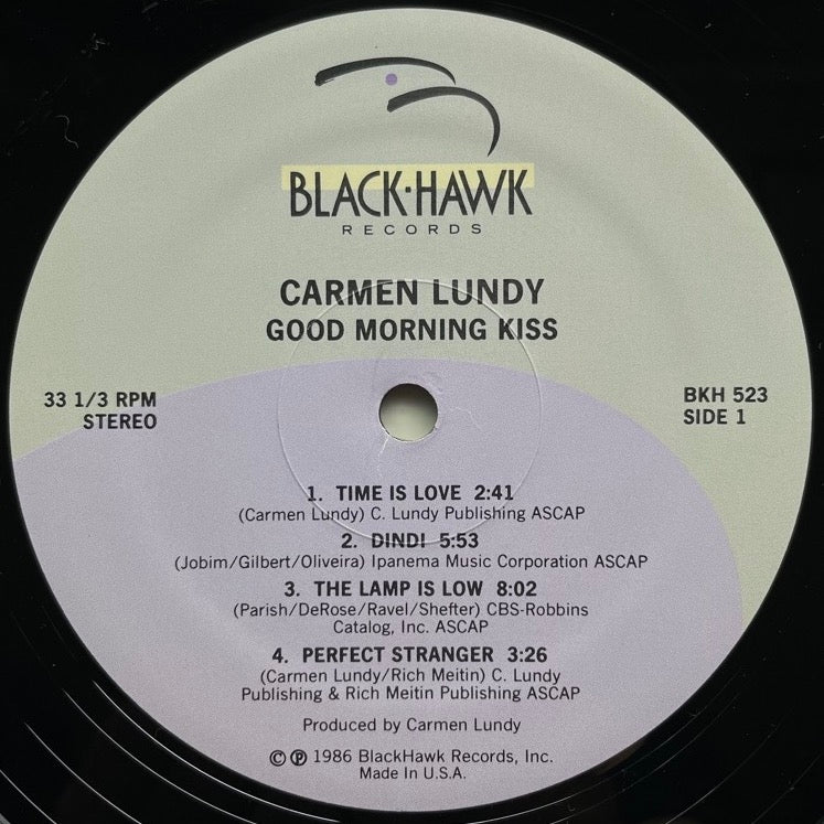 CARMEN LUNDY / GOOD MORNING KISS - US Black Hawk