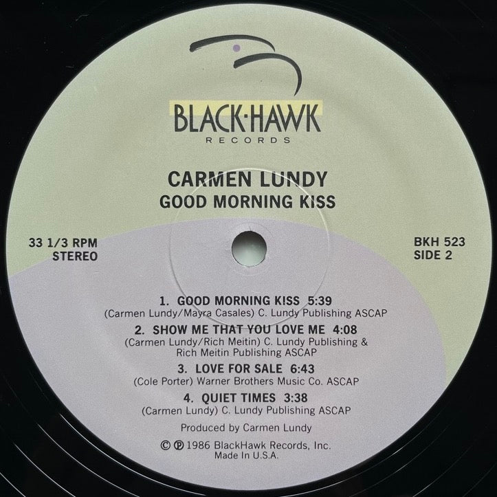 CARMEN LUNDY / GOOD MORNING KISS - US Black Hawk