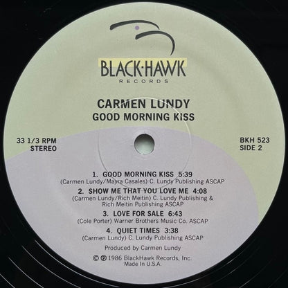 CARMEN LUNDY / GOOD MORNING KISS - US Black Hawk