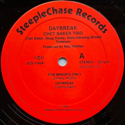 CHET BAKER TRIO / DAYBREAK - Dutch SteepleChase