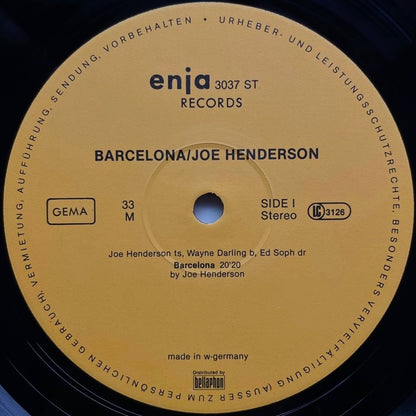 JOE HENDERSON / BARCELONA - German Enja Original