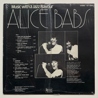 ALICE BABS / MUSIC WITH A JAZZ FLAVOUR - Swedish Society Original