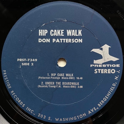 DON PATTERSON with BOOKER ERVIN / HIP CAKE WALK - US Prestige Original VAN GELDER