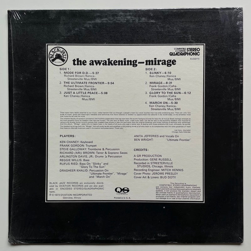 THE AWAKENING / MIRAGE - US Black Jazz original