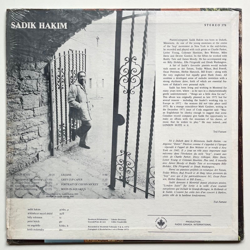 SADIK HAKIM on Radio Canada International original