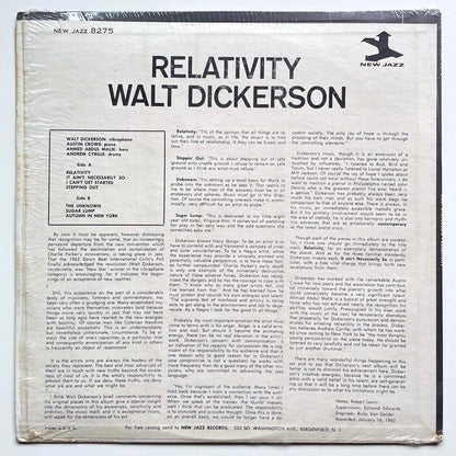 WALT DICKERSON / RELATIVITY - US New Jazz blue lbl