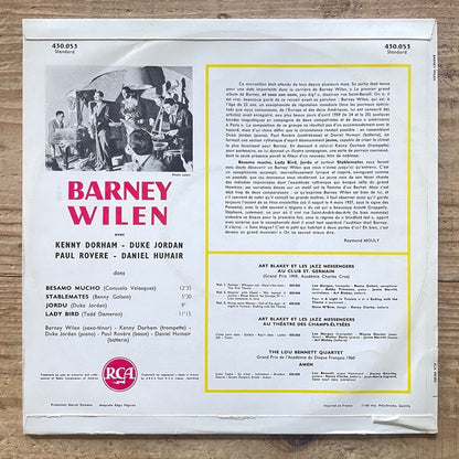 BARNEY WILEN / BARNEY - French RCA framed"Barney"