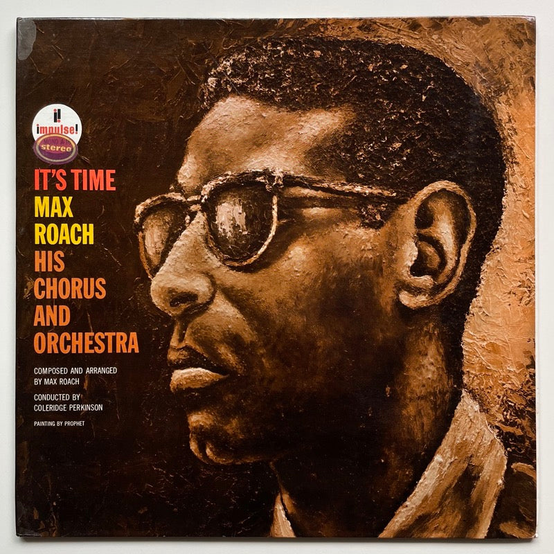 MAX ROACH / IT'S TIME - US Impulse green lbl