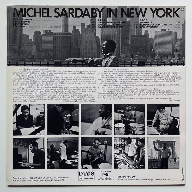 MICHEL SARDABY / IN NEW YORK - French Debs original