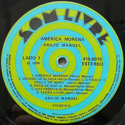 ABILIO MANOEL / AMERICA MORENA on Som Livre Brazilian Original