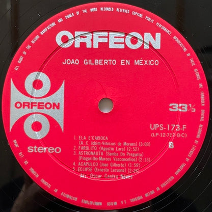 JOAO GILBERTO / EN MEXICO - Japan Orfeon
