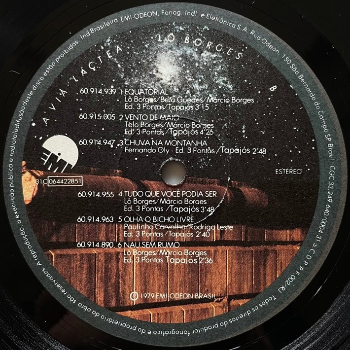 LO BORGES / A VIA LACTEA - Brazil EMI Original