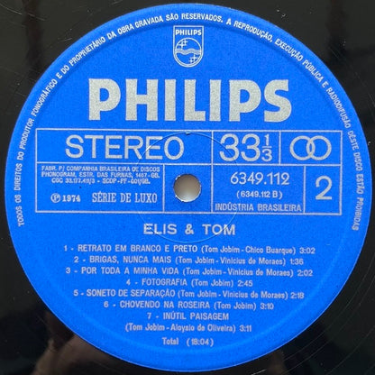 ELIS REGINA & TOM JOBIM / ELIS & TOM - Brazil Philips Original