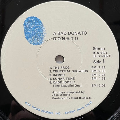 JOAO DONATO / A BAD DONATO - US Blue Thumb Original