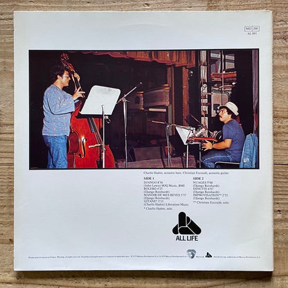 CHARLIE HADEN & CHRISTIAN ESCOUDE / GITANE - French All Life Original