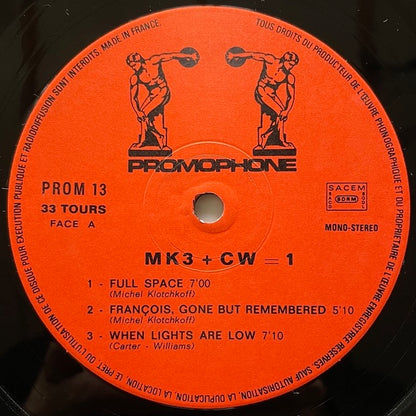 MICHEL KLOTCHKOFF TRIO + CHRIS WOODS / FULL SPACE - French Promophone Original