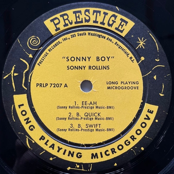 SONNY ROLLINS / SONNY BOY - US Prestige Original