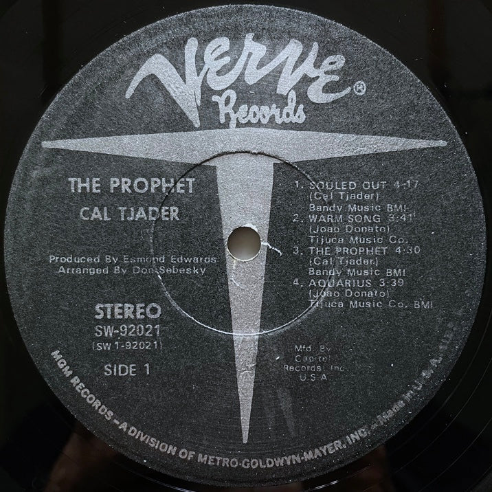 CAL TJADER / THE PROPHET - US Verve
