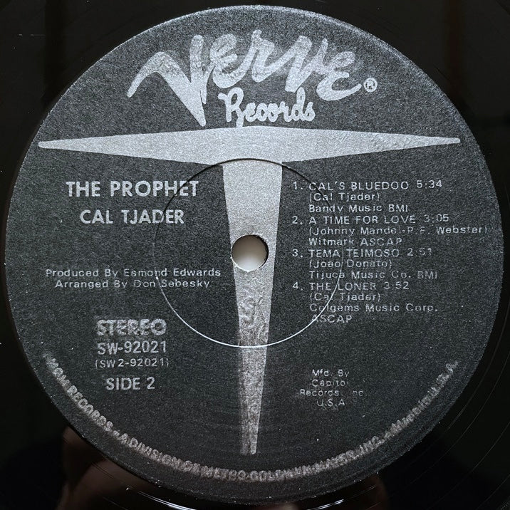 CAL TJADER / THE PROPHET - US Verve