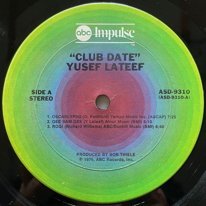 YUSEF LATEEF / CLUB DATE - US Impulse Original