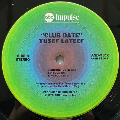 YUSEF LATEEF / CLUB DATE - US Impulse Original