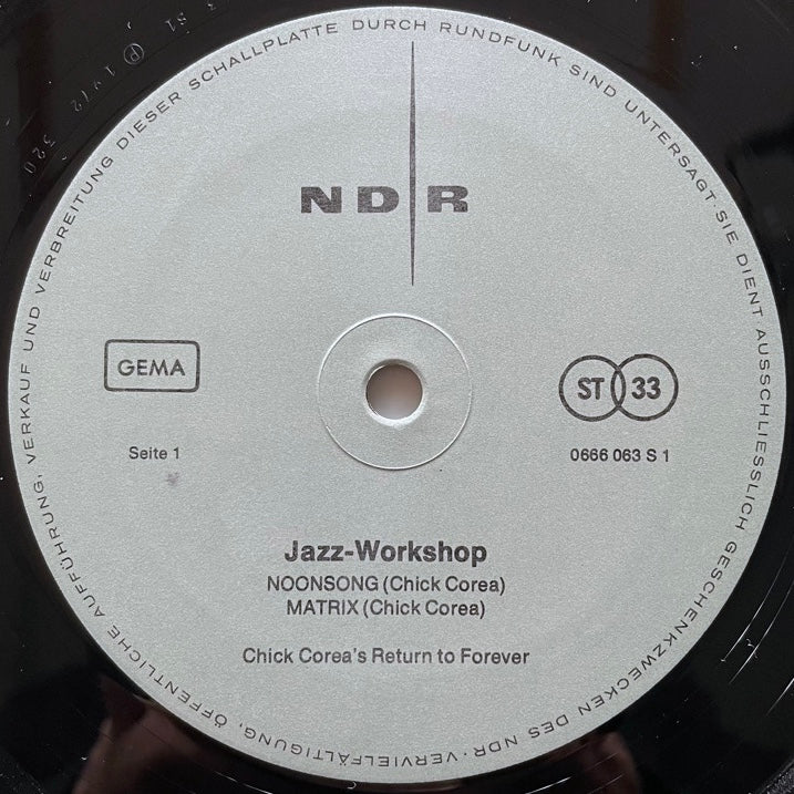 CHICK COREA, KEITH JARRETT / NDR JAZZWORKSHOP '72 - German NDR Original