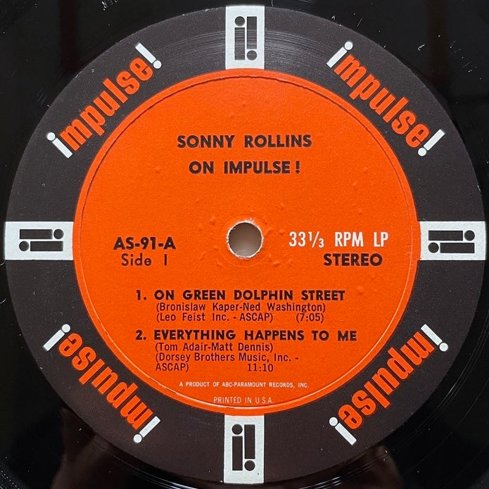 SONNY ROLLINS / ON IMPULSE - US Impulse Original