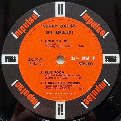SONNY ROLLINS / ON IMPULSE - US Impulse Original