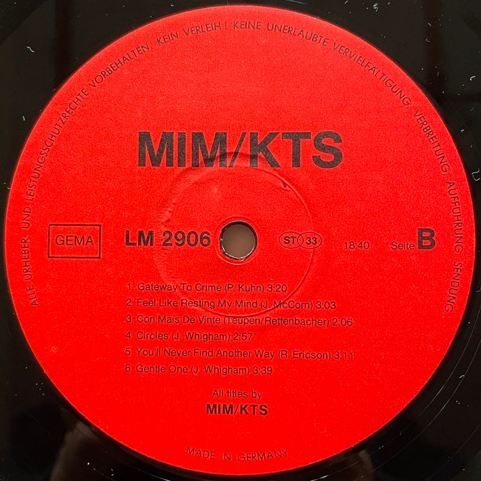 PAUL KUHN, ROLF ERICSON, JIGGS WHIGHAM / KTS-4 - German KTS Original