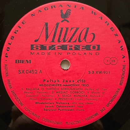WLODZIMIERZ NAHORNY TRIO / HEART - Polish Muza Original