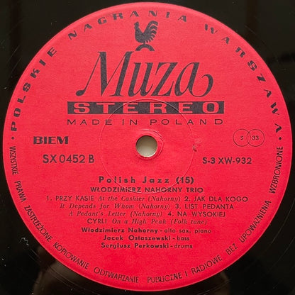 WLODZIMIERZ NAHORNY TRIO / HEART - Polish Muza Original