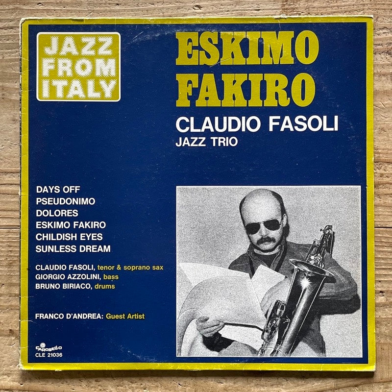 CLAUDIO FASOLI JAZZ TRIO / ESKIMO FAKIRO - Italian Carosello Original