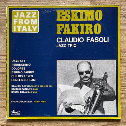 CLAUDIO FASOLI JAZZ TRIO / ESKIMO FAKIRO - Italian Carosello Original