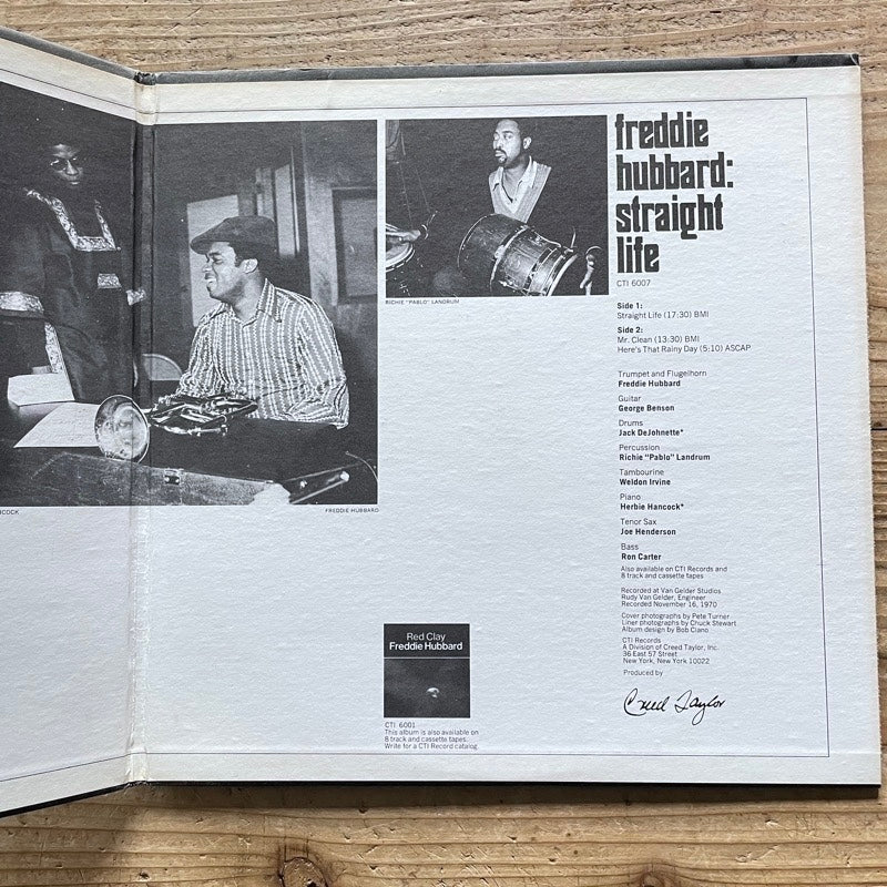 FREDDIE HUBBARD / STRAIGHT LIFE - US CTI
