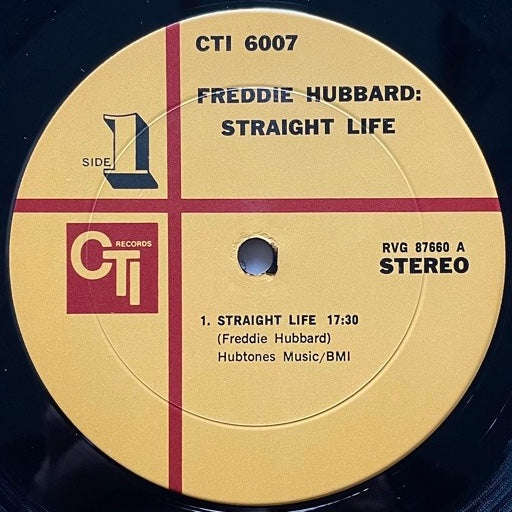 FREDDIE HUBBARD / STRAIGHT LIFE - US CTI