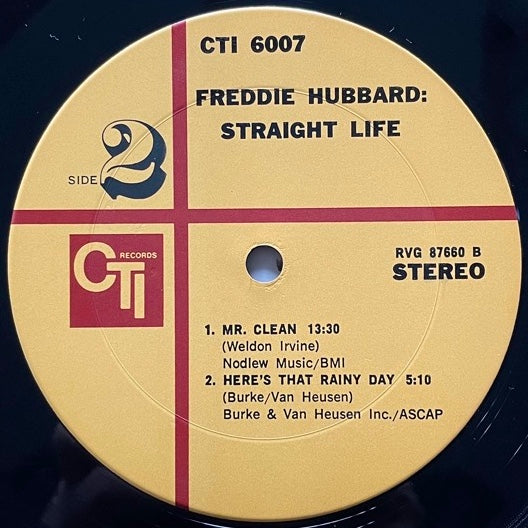 FREDDIE HUBBARD / STRAIGHT LIFE - US CTI